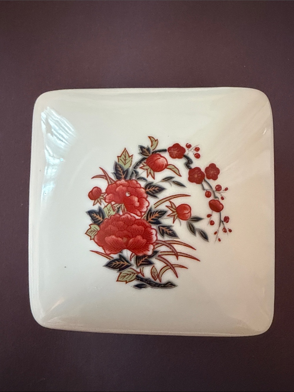 Trinket Dish Floral Design